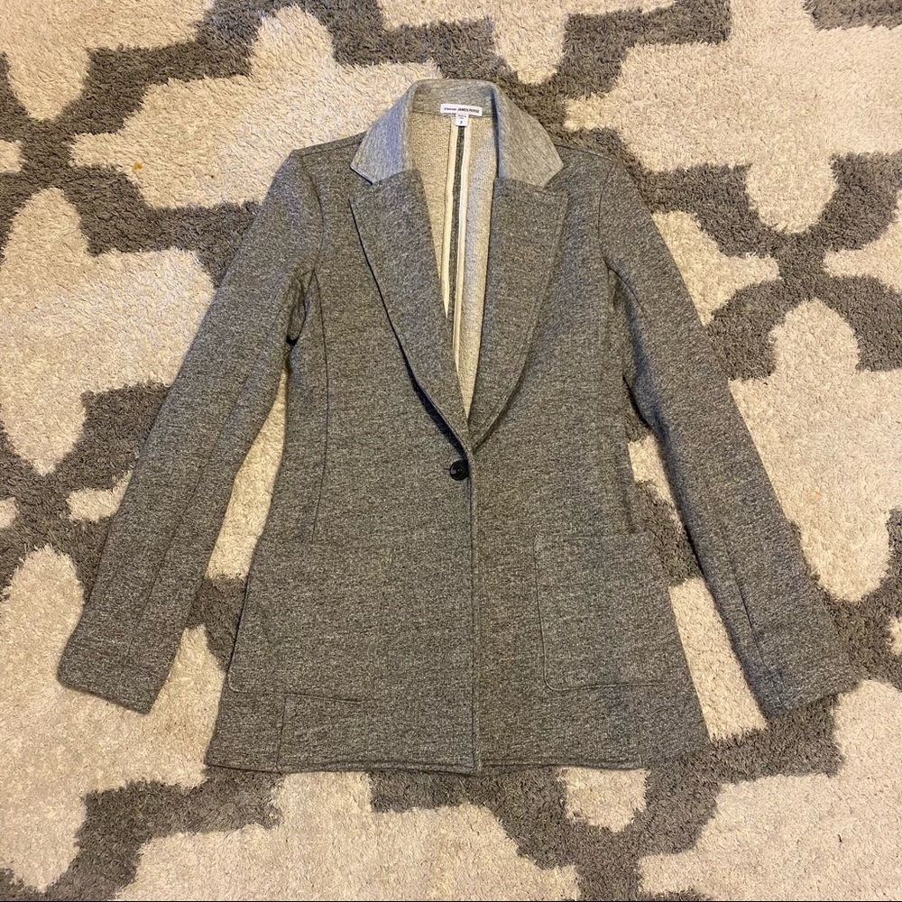 Standard James Perse Gray knit blazer